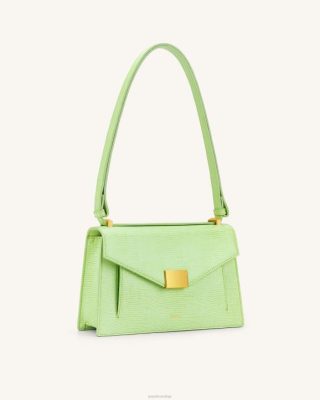 JW PEI Bolsa Lilian Lagarto verde limão - JW PEI Brasil F62887