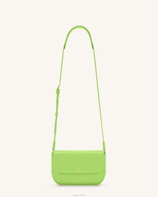 JW PEI Bolsa de Crossbody Flap Crossbody verde limão - JW PEI Bolsa Brasil F62820