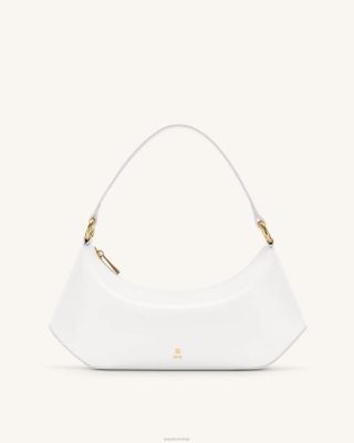 JW PEI Bolsa de ombro de lírio branco - JW PEI Brasil F62867