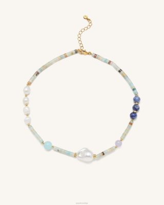 JW PEI Colar de contas múltiplas Amazonite - JW PEI Brasil F628404