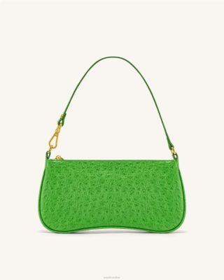 JW PEI Eva Bolsa de ombro Avestruz verde grama - JW PEI Brasil F628105
