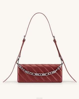 JW PEI Sophie Crossbody Bag Vinho vermelho - JW PEI Brasil F62811