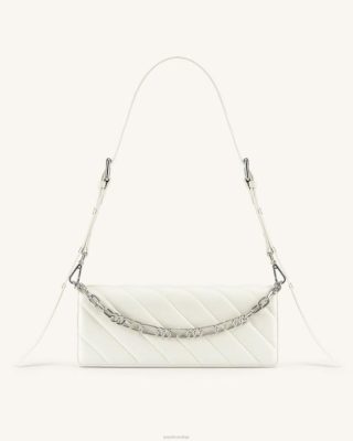 JW PEI Sophie Crossbody Bag branco - JW PEI Bolsa Brasil F62812