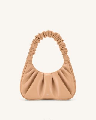 JW PEI bolsa hobo gabbi ruched açúcar de cana - JW PEI Brasil F628143