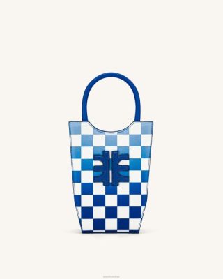 JW PEI bolsa telefônica de checkerboard de gradiente FEI azul escuro - JW PEI Brasil F628227