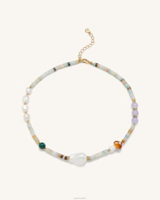 JW PEI colar de cogumelos com várias contas Amazonite - JW PEI Brasil F628405